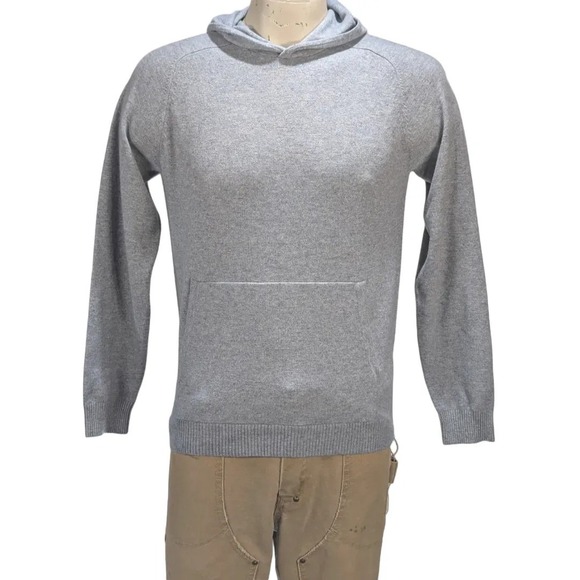 Peter Millar Crown Men's Cashmere Gray Hoodie Pullover Sweatshirt S XXL NWT $675